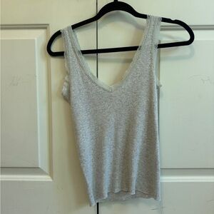 grey brandy melville tank top